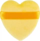 Оксамитова пуховка для макіяжу обличчя у формі жовтого серця - Bubble Bar (1337183-27070572) - изображение 1