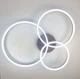 LED люстра Anelli Coffee на 3 кільця Line F | Арт. A 8008/3 BCoffee - зображення 5