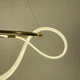 Латунная кольцевая люстра с гибкой LED лентой Ø95 см (кольцо 60 см) | Line F | Арт. JU22N-600 AB - изображение 3
