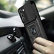 Протиударний чохол Armor Ring + захиcт камери для Samsung Galaxy S21 FE case Simon S21FE чорний - зображення 15
