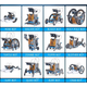 Konstruktor robotów Ramiz pojazdy solarne 12 w 1 Niebieski (5903864981582) - obraz 6