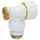 Термостатический клапан угловой CARLO POLETTI First Thermo 1/2" x 24-19 со штуцером белый (V141111EF) - изображение 2