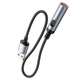 Запальничка прикурювач Hoco mini cigarette lighter (USB-А, 30cm). Black - зображення 5