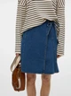 Юбка джинсовая мини осенняя прямая женская Vero Moda 10325487-60869 S Синяя (5715675988052) - изображение 4