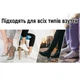 Самоклеючі захисні накладки - підп'ятники / устілки для взуття Autocollant задники - метелики на п'яту від натирання, 2 шт, бежевий (100775355) - зображення 5