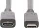 Kabel przedłużający Digitus USB-C to USB-C Gen2 0.7 m (AK-300210-007-S) - obraz 4