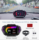 Бортовий комп'ютер HUD P24 GPS-спідометр, OBD2 - зображення 8
