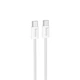 Кабель Hoco X104 Type-C to Type-C PD 60W 1m white - зображення 2