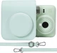 Чехол Fujifilm INSTAX Mini 12/11 Case Mint Green мятно зеленый для фотокамеры мгновенной печати Instax Mini 12/ 11/ 9 (с ремешком) - изображение 1