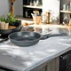 Сковорода сотейник Maestro Cast MR-1208-22 Ø22 з антипригарним покриттям Marble - зображення 1