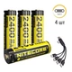 Батарейки AA акумуляторні Nitecore NH2400 з роз'ємом USB Type-C на 1.5V/2400mAh - 4 ШТ. - зображення 1