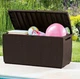 Скриня на колесах Keter Capri Storage Box 305 л коричневий для саду (230404) - зображення 6