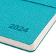 Щоденник Leo Planner 12 x 20 см датований 2024 Glory бірюзовий (252412) - изображение 3