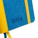 Щоденник Leo Planner А6 датований 2024 Patriot I жовто-синій (252455) - изображение 4