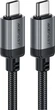 Кабель Acefast C20-03 USB-C to USB-C aluminum alloy charging data cable Black (6974316283775) - зображення 2