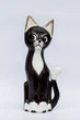 Статуэтка Кот деревянный коричневый с белой грудкой 30 см (19 215-2) - изображение 1