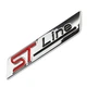 Эмблема ST line Ford (металл, хром, глянец) 8,3*1,6 см - изображение 1