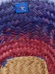 Сумка пляжна Le Comptoir de la plage Aravola BM_Bicolor_329 кошик з натуральної соломи французький прованс стиль One size Синій-червоний (ZIK0000028927) - зображення 3