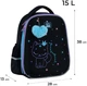 Рюкзак шкільний напівкаркасний GoPack Education Meowjestical 38x28x13 см 15 л Чорний (GO25-165M-2) - зображення 2