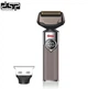 Аккумуляторная электробритва для бритья лица с USB, IPX5 и LED-дисплеем DSP DSP-60173 Pro Серый - изображение 2