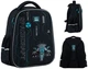 Рюкзак школьный полукаркасный GoPack Education Spacecraft 38x28x13 см 15 л Черный (GO25-165M-5) - изображение 1