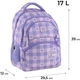 Рюкзак школьный GoPack Education Make Today Great 39x29.5x12 см 17 л Сиреневый с розовым (GO25-175M-4) - изображение 2