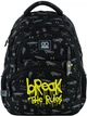 Рюкзак шкільний GoPack Education Break The Rules 39x29.5x12 см 17 л Чорний (GO25-175M-6) - зображення 3