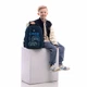 Рюкзак школьный полукаркасный GoPack Education Level Up 38x28x13 см 15 л Синий (GO25-165M-7) - изображение 17