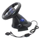 Ігрове кермо з педалями та коробкою передач USB для ПК ноутбука PS2 PS3 PC Vibration Steering Wheel - зображення 2