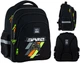 Рюкзак шкільний GoPack Education Next Level 37x28.5x16 см 15 л Чорний (GO25-2606S-6) - зображення 1