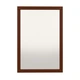 Настенное зеркало Fenster NVD-08 Коричневое 83x59x3,7 - изображение 1