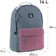 Рюкзак GoPack Education Teens 40x27.5x11 см 14 л Серый с розовым (GO25-147M-3) - изображение 2