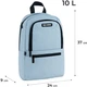 Рюкзак GoPack Education Teens 37x24x9 см 10 л Блакитний (GO25-119S-3) - зображення 2