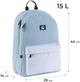 Рюкзак GoPack Education Teens 44x29x14 см 15 л Блакитний (GO25-140L-2) - зображення 2