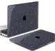 Захисний чохол-накладка Macbook Air 13.6 M2 M3 М4 М5 (A2681 / A3113 / А3240 / А3449) 2022-2026 р Чорно-Прозорий з блискітками - зображення 2