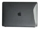 Захисний чохол-накладка Macbook Air 13.6 M2 M3 М4 М5 (A2681 / A3113 / А3240 / А3449) 2022-2026 р Чорно-Прозорий з блискітками - зображення 3