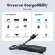 USB-хаб UGREEN CM653 USB to 4xUSB 3.2 Gen1 5Gbps Black (15548) - изображение 5