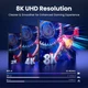 Кабель UGREEN DP120 DisplayPort to DisplayPort 1.4 8K@60Hz 2m Black (25905) - зображення 6