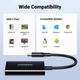 Кардрідер UGREEN CM265 USB-C 3.1 Card Reader for TF/SD Black (35622) - зображення 9