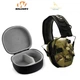 Комплект активные стрелковые наушники Walker’s Razor Slim Electronic Muff Green Multicam & Твёрдый кейс Hard Case - изображение 1