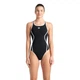 Купальник закритий для женщин Arena PRO_FILE SWIMSUIT SOLID черный, белый Жен 44 008055-510 44 - изображение 3