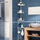 Полиця кутова для ванної 4 яруси, 260х33 см, до 16 кг / Телескопічна Multi Corner Shelf GY-188W (L) - изображение 3