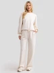 Spodnie dresowe damskie Big Star Lunarap 103 L Białe (5900714842130) - obraz 3