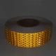 Светоотражающая лента клейкая HF Lattice 5см*50м желтая - изображение 2