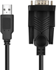 Кабель Logilink USB-A to DB9 1.5 м (AU0048A) - зображення 2