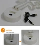 Неоновий світлодіодний нічник для інтер'єру Decoration Lamp Привид USB/3хАА Привид 32см | Настільне світло - изображение 3