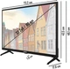 Телевизор 32" TELEFUNKEN XF32SN550SD / Full HD / 60 Гц / LCD / Smart TV / Wi-Fi / Bluetooth / T2 / DVD Б/В - изображение 2