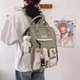 Рюкзак сумка школьный для девочек 3-5 класса мятный Teddy Beer(Тедди) с брелками мишками Goghvinci(AV290) - изображение 4
