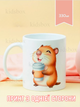Кружка капибара с принтом керамическая чашка capybara 330 мл Uk_3 - изображение 2