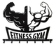 Вешалка для одежды и аксессуаров Fitness Gym, 7 крючков, ширина основания для крючков 60см - изображение 1